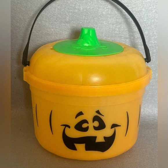 McDonald's Other - Vintage Mcdonalds Pumpkin Halloween Bucket Candy Pail